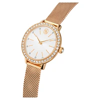 Certa watch, Metal bracelet, Rose gold tone, Rose gold-tone finish by SWAROVSKI