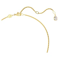 Idyllia pendant, Mixed cuts, Flower, Multicolored, Gold-tone plated by SWAROVSKI