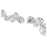 Constella bracelet, Mixed cuts, White, Rhodium plated by SWAROVSKI
