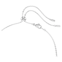 Constella necklace, Mixed cuts, White, Rhodium plated by SWAROVSKI
