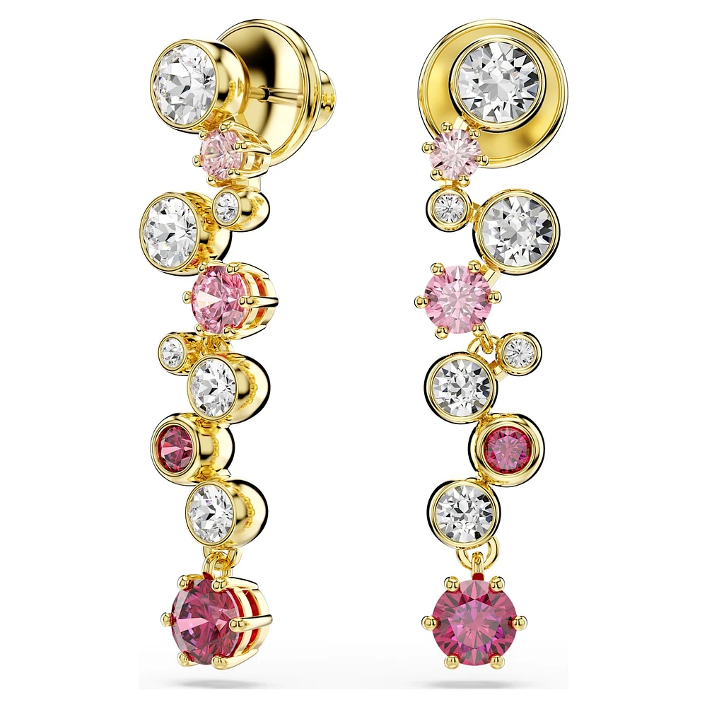 Constella set, Mixed cuts, Multicoloured, Gold-tone plated by SWAROVSKI