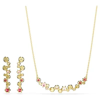 Constella set, Mixed cuts, Multicoloured, Gold-tone plated by SWAROVSKI