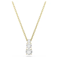 Stilla Attract pendant, Round cut, White