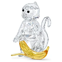 Rare Encounters Monkey with Banana by SWAROVSKI