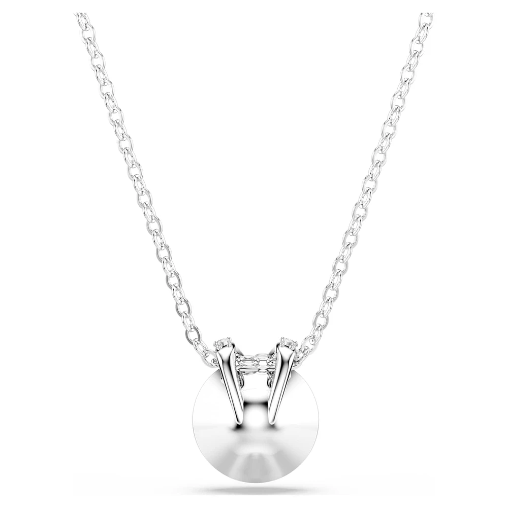 Bella V pendant, Round cut, Green