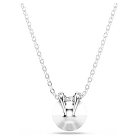 Bella V pendant, Round cut, Blue