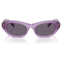 Sunglasses, Pillow shape, Purple by SWAROVSKI