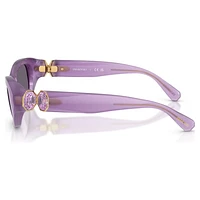 Sunglasses, Pillow shape, Purple by SWAROVSKI