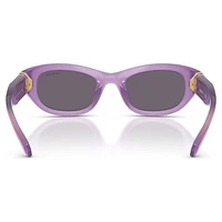 Sunglasses, Pillow shape, Purple by SWAROVSKI