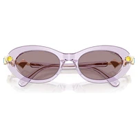 Sunglasses, Oval shape, Pink by SWAROVSKI