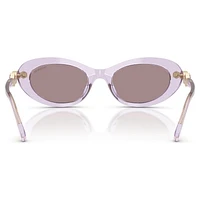 Sunglasses, Oval shape, Pink by SWAROVSKI