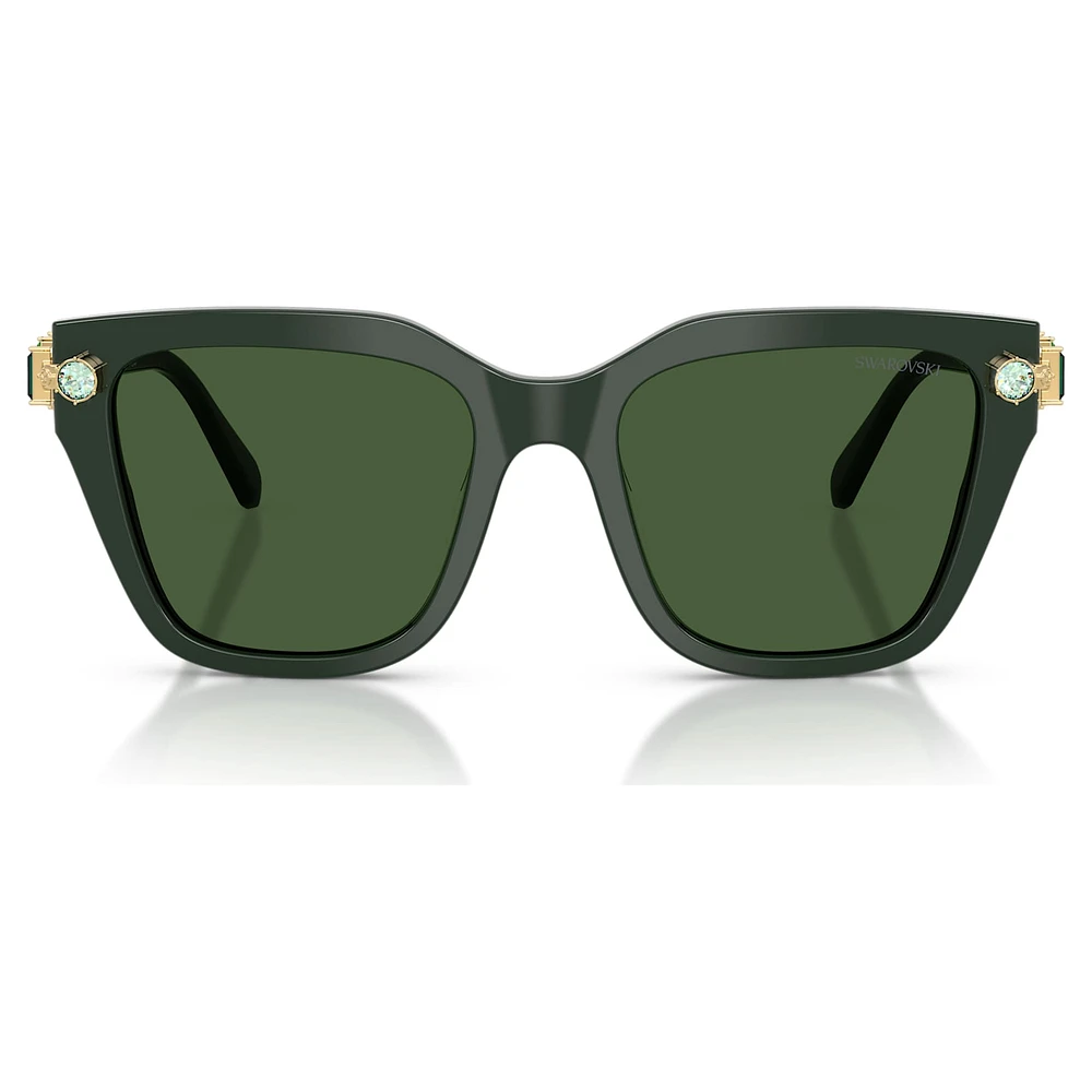 Sunglasses, Square shape, Green by SWAROVSKI