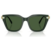 Sunglasses, Square shape, Green by SWAROVSKI