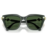 Sunglasses, Square shape, Green by SWAROVSKI