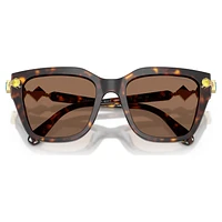 Sunglasses, Square shape, Brown by SWAROVSKI