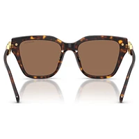Sunglasses, Square shape, Brown by SWAROVSKI