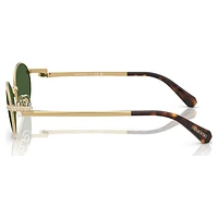 Sunglasses, Oval shape, Green by SWAROVSKI