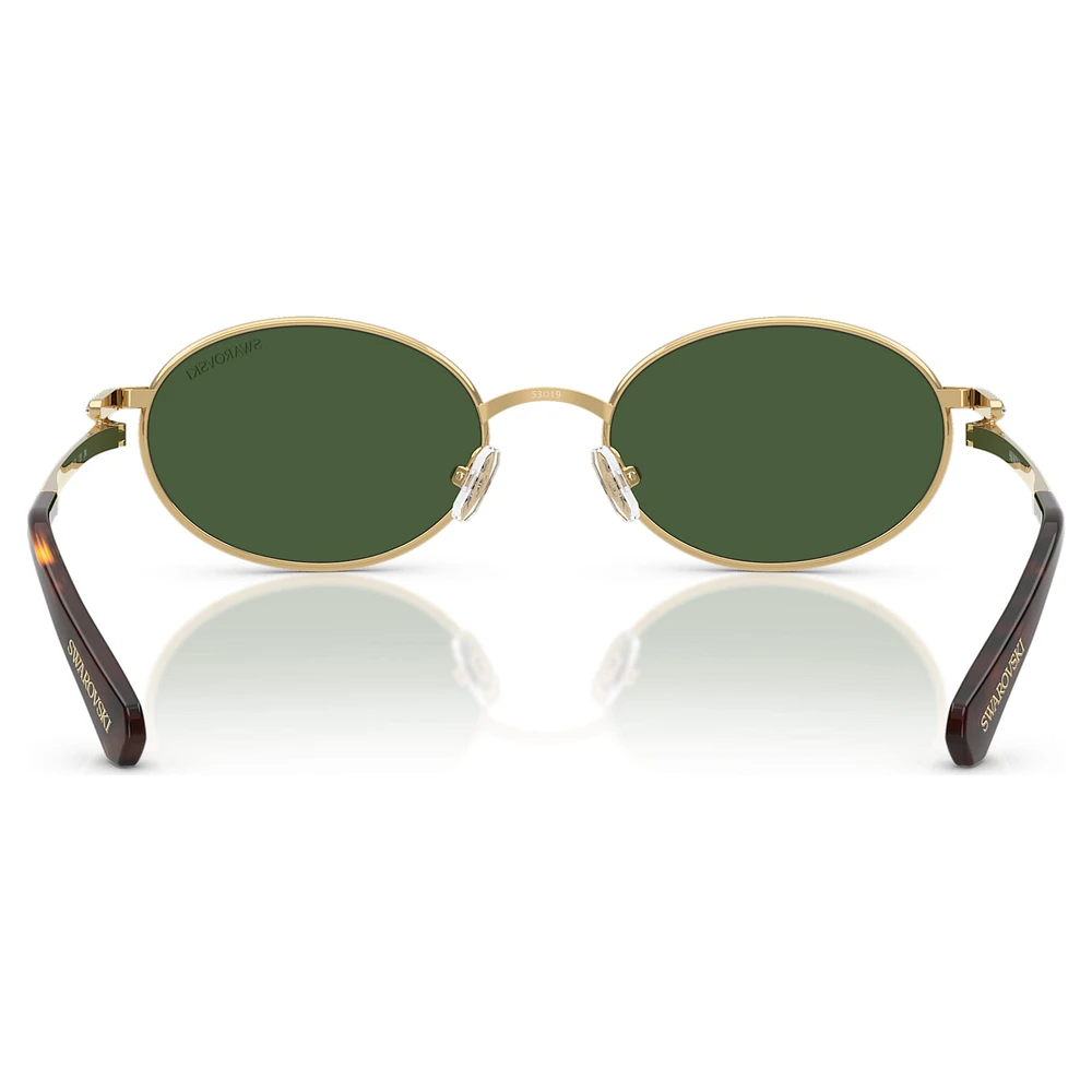 Sunglasses, Oval shape, Green by SWAROVSKI