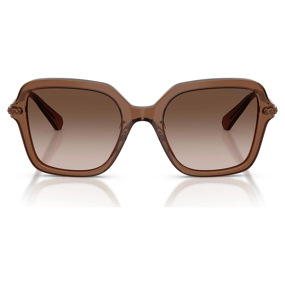 Sunglasses, Square shape, Brown by SWAROVSKI