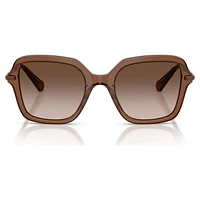 Sunglasses, Square shape, Brown by SWAROVSKI