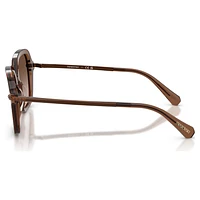 Sunglasses, Square shape, Brown by SWAROVSKI