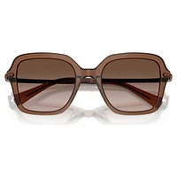 Sunglasses, Square shape, Brown by SWAROVSKI
