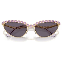 Sunglasses, Cat-Eye shape, Purple by SWAROVSKI