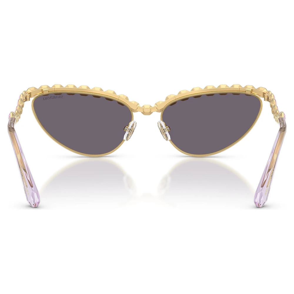 Sunglasses, Cat-Eye shape, Purple by SWAROVSKI