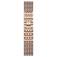 Princess strap, For Apple Watch® 40 mm & 41mm, Rose gold tone, Rose gold-tone finish by SWAROVSKI