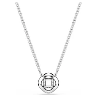 Una Angelic pendant, Mixed cuts, White, Rhodium plated by SWAROVSKI