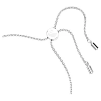 Bracelet, Round cut, White, Rhodium plated by SWAROVSKI