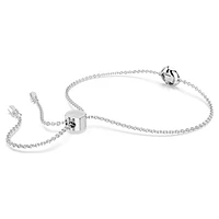 Bracelet, Round cut, White, Rhodium plated by SWAROVSKI