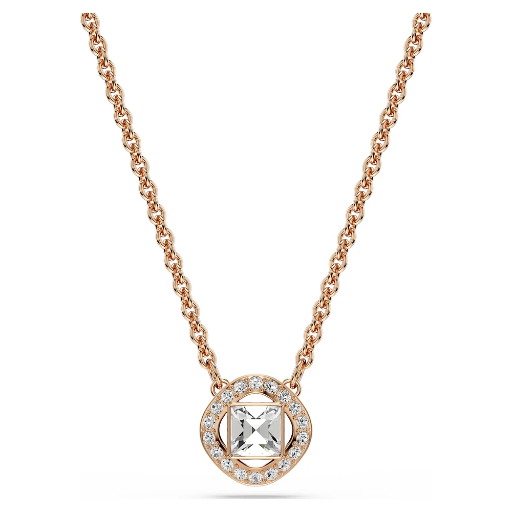 Set, Round cut, White, Rose gold-tone plated by SWAROVSKI