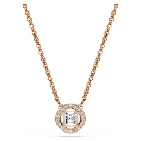 Set, Round cut, White, Rose gold-tone plated by SWAROVSKI