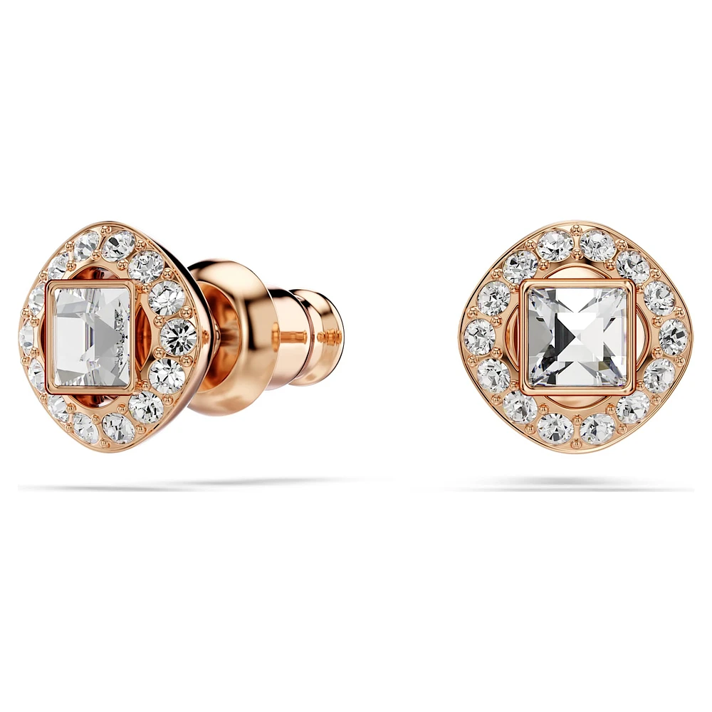 Set, Round cut, White, Rose gold-tone plated by SWAROVSKI