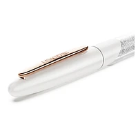 Crystalline Nova rollerball pen, White, Rose gold-tone plated by SWAROVSKI