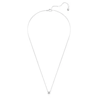 Eternity pendant, Lab-grown diamonds 0.5 ct tw, Round shape, Sterling silver by SWAROVSKI