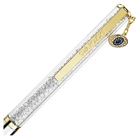Crystalline Silk ballpoint pen, Evil eye, Gold tone, Mixed metal finish by SWAROVSKI
