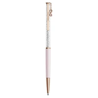Crystalline Silk ballpoint pen, Infinity, Pink lacquered, rose gold-tone plated by SWAROVSKI