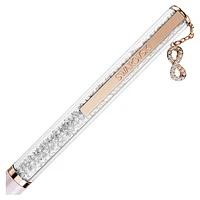Crystalline Silk ballpoint pen, Infinity, Pink lacquered, rose gold-tone plated by SWAROVSKI