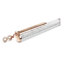 Crystalline ballpoint pen, Infinity, Pink lacquered, rose gold-tone plated by SWAROVSKI