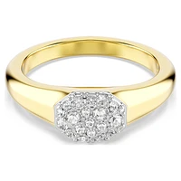 Dextera ring, Mixed cuts, White, Gold-tone plated by SWAROVSKI