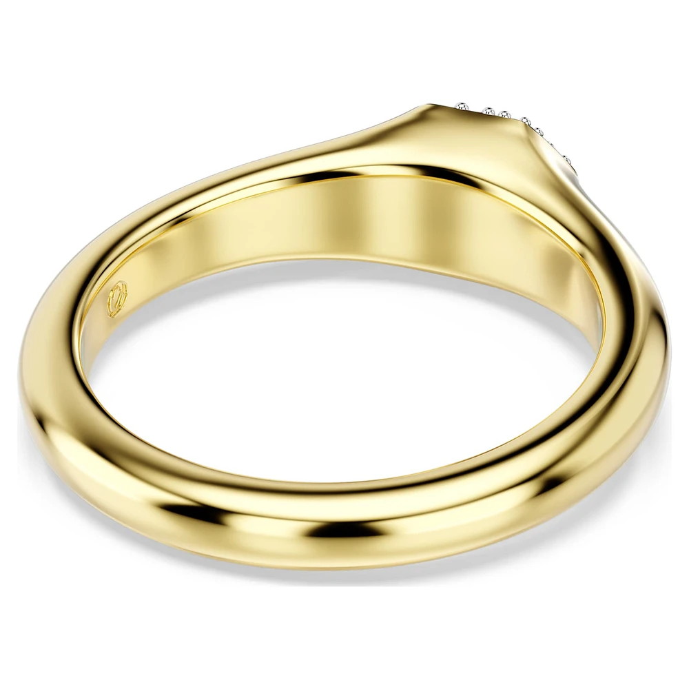 Dextera ring, Mixed cuts, White, Gold-tone plated by SWAROVSKI