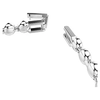Una Angelic Tennis bracelet, Round cut, Blue, Rhodium plated by SWAROVSKI