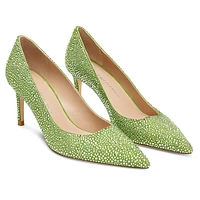 Stuart WEITZMAN Power Shine pump, Green by SWAROVSKI
