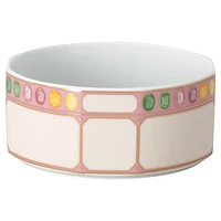 Idyllia cereal bowl, Porcelain, Crystal print motif, gemstone, Multicoloured by SWAROVSKI