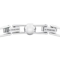 Swarovski Angelic bracelet, Round, White, Rhodium plated
