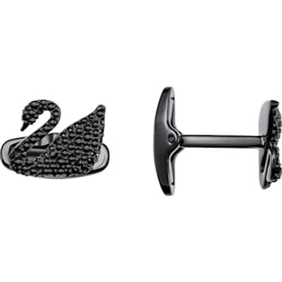 swarovski swan cufflinks