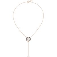 Swarovski Lollypop Y necklace, Multicolored, Rose-gold tone plated