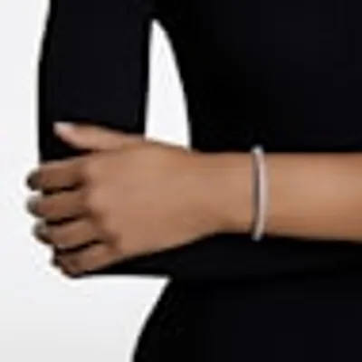 Stone bangle, White